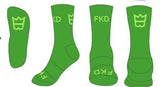 Bright Green FKD Colours Socks